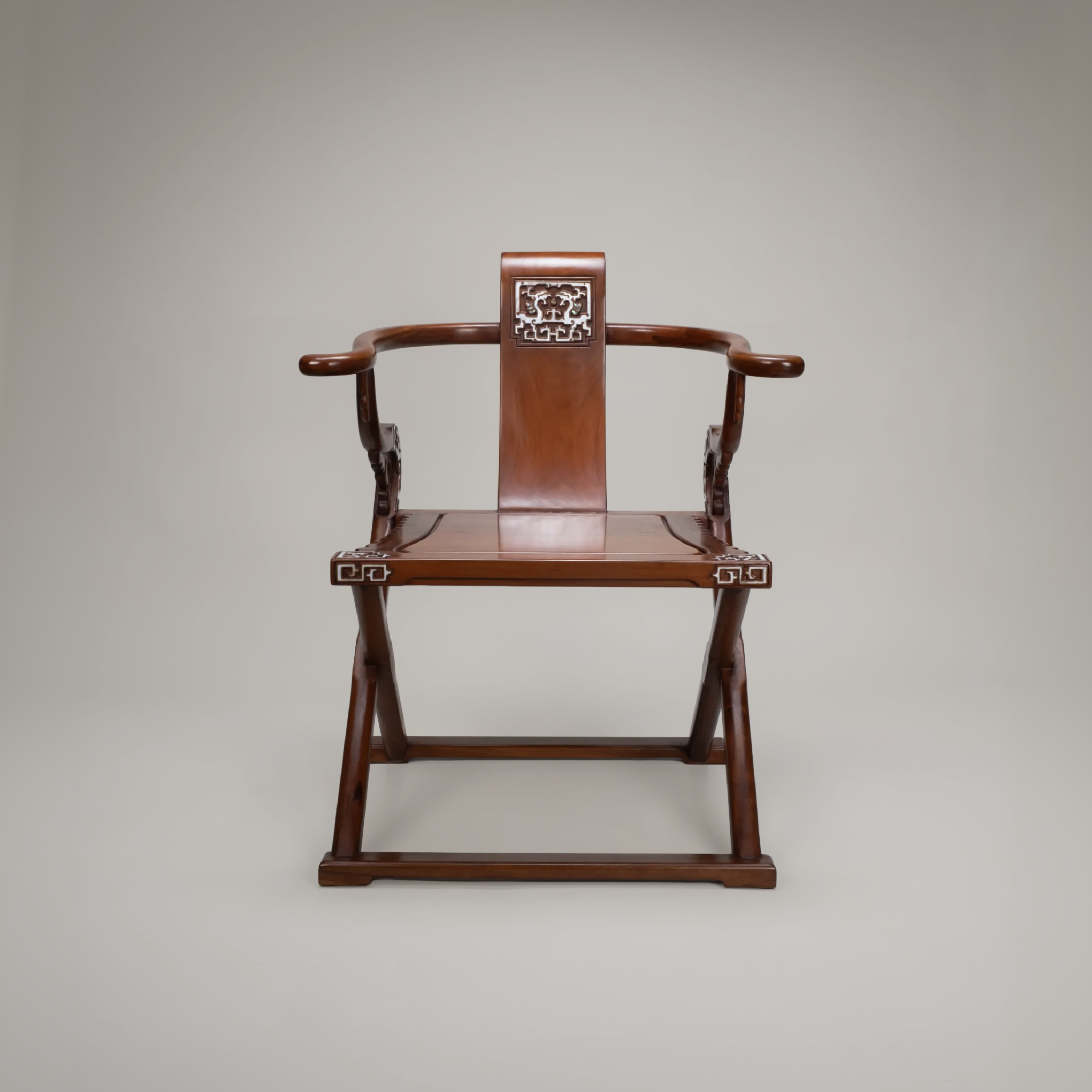 horseshoe back chair Jiaoyi (交椅)